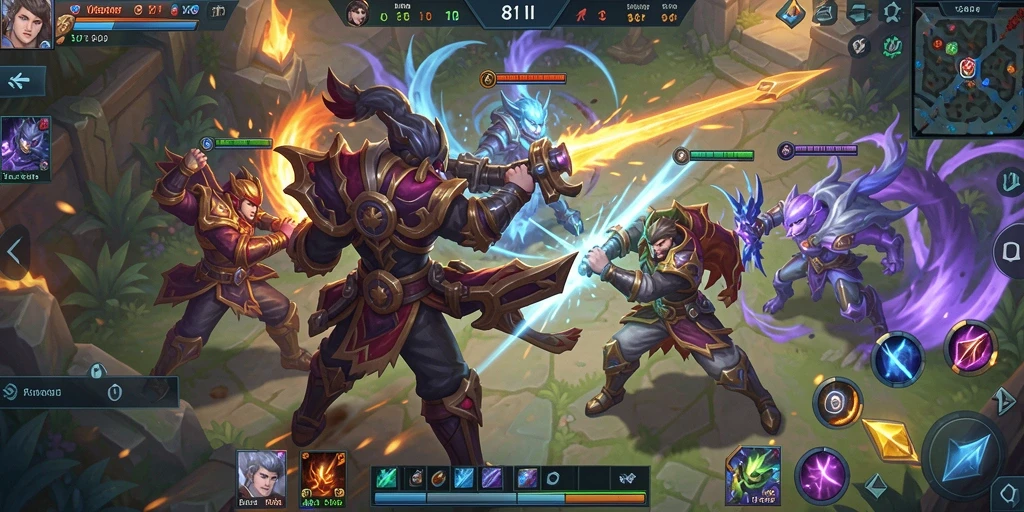 Gameplay menegangkan di arena pertempuran 8II.