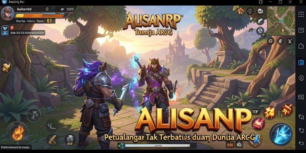 Tampilan gameplay ALISANRP yang menegangkan dan seru.