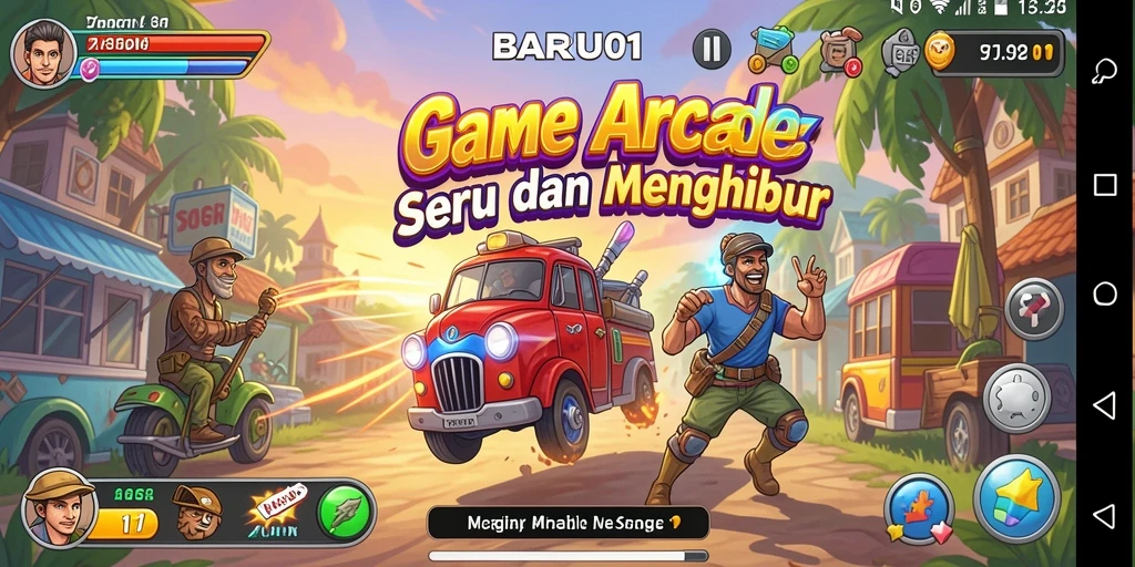 Tampilan gameplay seru dari BARU01 dengan aksi yang mendebarkan.
