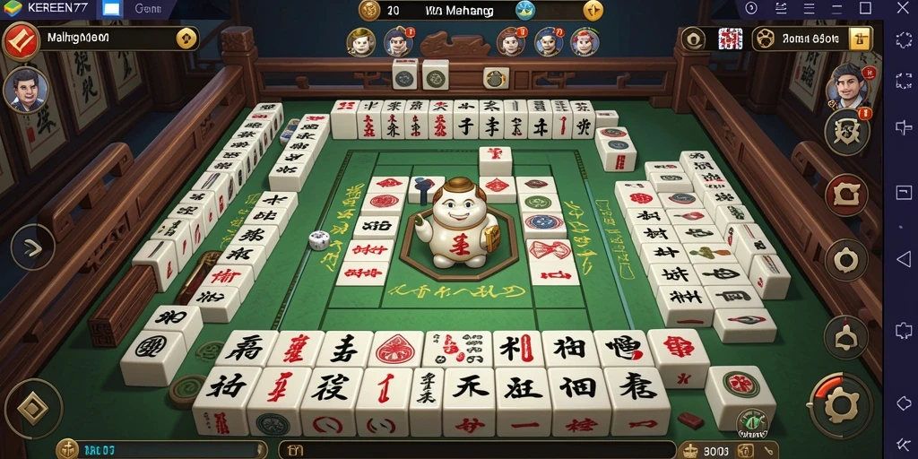 Screenshot KEREN77 menampilkan gameplay Mahjong yang menantang dan menarik.