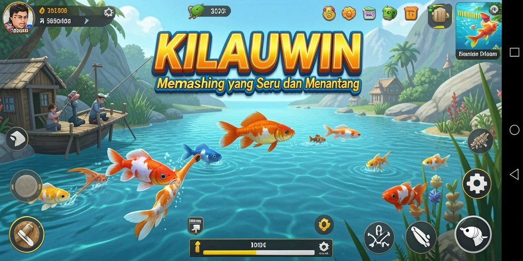 Tangkapan ikan yang mengesankan di KILAUWIN dengan grafik menawan.