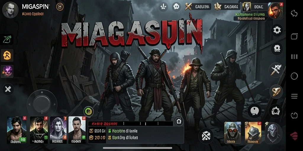 Tangkapan layar gameplay MIGASPIN yang menakutkan dan mendebarkan.