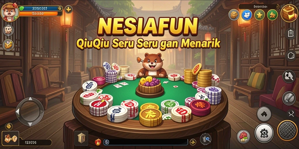 Tampilan gameplay NESIAFUN yang penuh warna dan menarik.