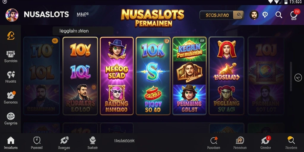 Tampilan gameplay NUSASLOTS yang menegangkan dan atmosfer Horror.