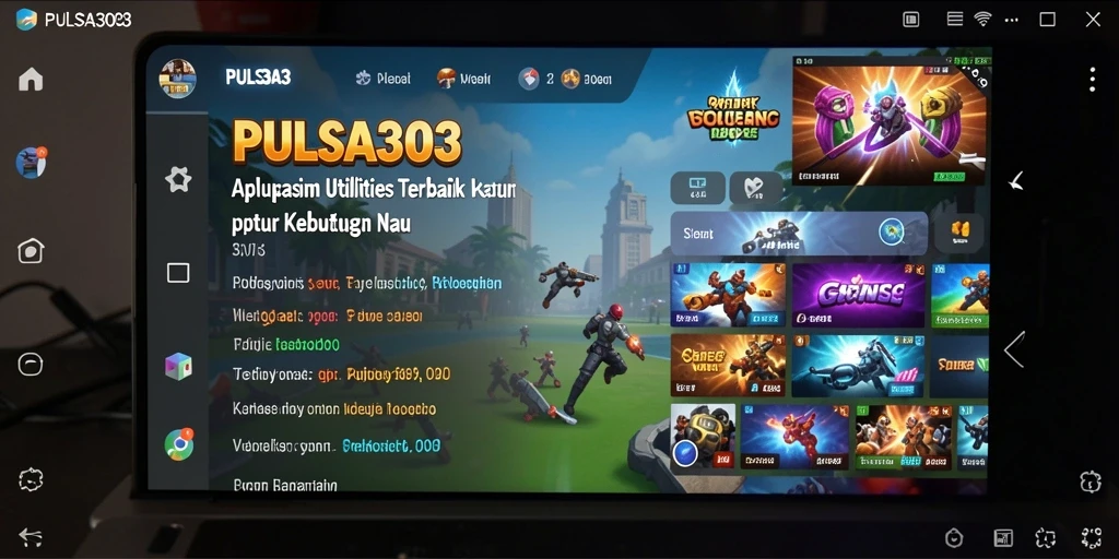 Screenshot PULSA303 menampilkan antarmuka pengguna yang mudah dipahami.